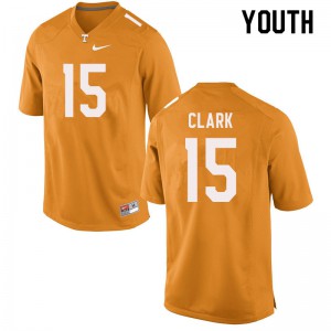 #15 Hudson Clark Vols Youth College Jersey Orange