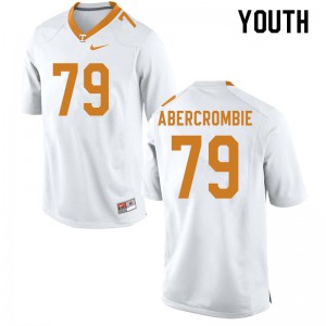 #79 Jarious Abercrombie Tennessee Vols Youth NCAA Jersey White