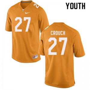 #27 Quavaris Crouch Vols Youth University Jersey Orange