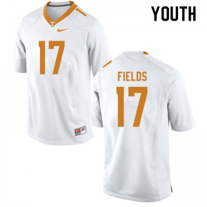 #17 Tyus Fields Tennessee Youth Alumni Jersey White