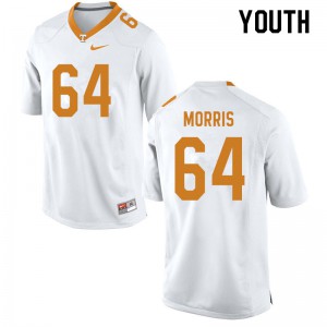#64 Wanya Morris UT Youth NCAA Jerseys White