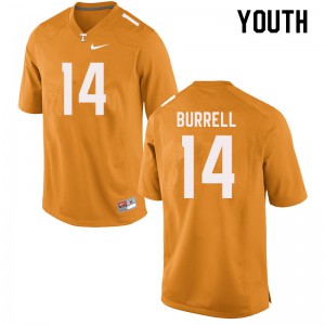 #14 Warren Burrell Vols Youth Stitch Jersey Orange
