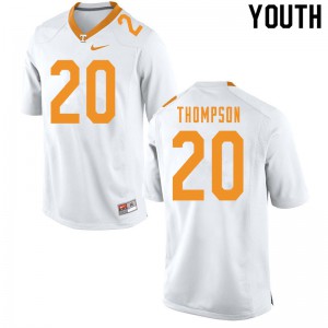 #20 Bryce Thompson Tennessee Youth University Jersey White
