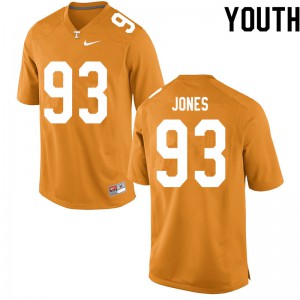 #93 Devon Jones Vols Youth College Jersey Orange