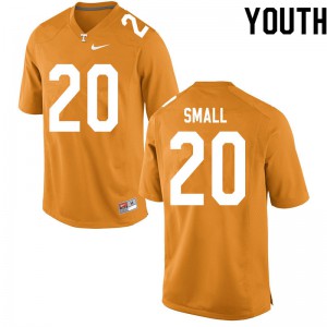 #20 Jabari Small Tennessee Volunteers Youth Embroidery Jersey Orange