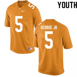 #5 Kenneth George Jr. Tennessee Youth University Jersey Orange