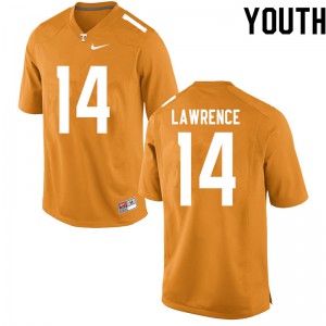 #14 Key Lawrence UT Youth Stitch Jersey Orange