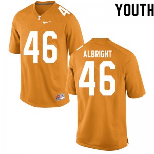 #46 Will Albright UT Youth Stitch Jerseys Orange