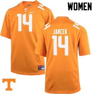 #14 Zac Jancek Tennessee Vols Women Official Jerseys Orange