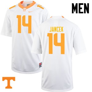 #14 Zac Jancek UT Men Player Jersey White