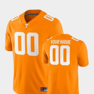 #00 Custom Tennessee Vols Men Game Player Jersey Orange