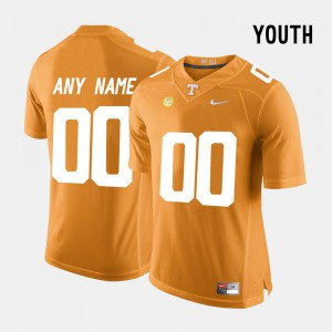 #00 Custom UT Youth NCAA Jerseys Orange